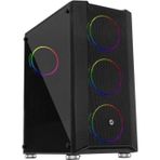 Fc-9405G Panda Gaming Kasa Double Slim Ring Rgb Fan + 650W 80+ Boş Bilgisayar Kasası