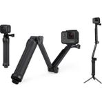 Fc Gopro Uyumlu 3-Way Monopod Grip-Arm-Tripod Çok Fonksiyonlu