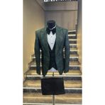 Fc Plus Damatlık Yelekli Takım Elbise - Siyah - 6 Drop - 56