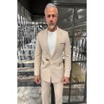 Fc Plus Fermuarlı Takım Elbise - Bej - 52