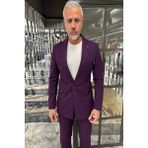 Fc Plus Fermuarlı Takım Elbise - Mor - 58