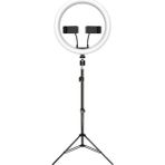 FC R68 12.5'' Çift Telefon Tutuculu Ring Light - Tiktok - Youtube - Kuaför - Makyaj - (Işık Ayağı He