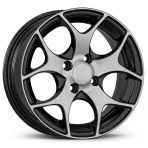Fd-15019 6.5X15 4X108 Et25 67.1 Black Diamond Jant