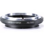 Fdeos Halka Adaptörü Lens Adaptörü Fd Lensten Efye Eos 450D 5d 550D 700D 600D 700D 1100D Montajı Camsız Canon Eos Kamera (Yurt Dışından)
