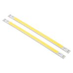 Fdit 10W COB LED Şerit Işıklar, 2 Adet Beyaz Veya Sıcak Beyaz LED Şerit Işıklar Ampul Masa Lambaları Için Yüksek Yoğunluklu Üniforma Işık, Oyuncak Işıklar (Beyaz ışık 6500K)