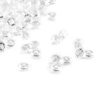 Fdit 3000 parça/torba 3 mm akrilik inciler şeffaf kristal akrilik boncuklar akrilik elmaslar düğün gelin duşu vazo inciler DIY dekorasyonlar ()