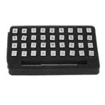 Fdit 36 Adet Deri Damga Seti 26 Harfler 10 Sayılar Leathercraft Için Punch Die (3,5 mm)