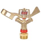 Fdit G3/4 inç 25 mm Erkek Dişli Çim Sprinkler, Çinko Alaşım Bahçe Su Fıskiyeleri Çim Sulama Sistemi Kol Fıskiye (1 Adet)