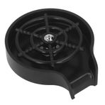 Fdit Mutfak Lavabo Cam Durulayıcı, Musluk Şişe Yıkayıcı Yüksek Basınçlı 5 Delik Nozul Otomatik Cam Durulayıcı Yıkama Cihazı 80cm Hortum Ile Mutfak AB 3/8 Diş Çapı 16mm (Siyah)