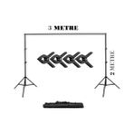 Fdox 2X3M Fon Standı Background Stand Fon Perde Için Stand