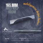 FDS Ares 160 mm Vida Aralığı Krom Renk Mobilya Kulp