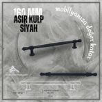 FDS Asır 160 mm Vida Aralığı Siyah Renk Mobilya Kulp