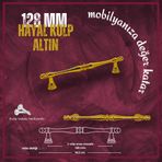 FDS Hayal 128 mm Vida Aralığı Altın Renk Mobilya Kulp