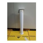 fds SÜTBEYAZ METAL ALTTAN AYARLI BORU AYAK MASA SEHPA BANYO DOLAP YÜKSEKLİK 35CM