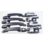 FDWPJYO 8 adet Krom Siyah Dış Kapı Kolu Ön Arka Sol Sağ Kia Sportage 2.0L 2.7L 2005 2006 2007 2008 2009 2010