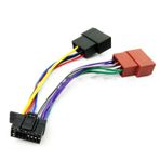 FDWPJYO Araba ISO koşum kafa kablosu SONY CDX Stereo radyo tel adaptörü fiş kablolama konektörü kablosu