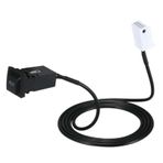 FDWPJYO VW Scirocco Jetta 5 Golf mk5 mk6 RCD510 RNS315 için 1 set AUX şalter fiş adaptörü + bağlantı ağacı kablosu