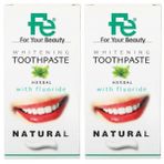 Fe Beyazlatıcı Natural Herbal 2 Adet Diş Pastası