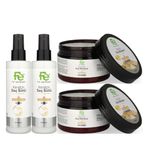 Fe Keratin 200 ml Saç Sütü+300 ml Saç Maskesi Karma 4'lü Set