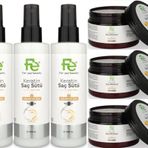 Fe Keratin 200 ml Saç Sütü+300 ml Saç Maskesi Karma 6'lı Set