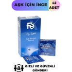Fe To Love İnce Prezervatif Aşk İçin 12 Adet Yüksek Hassasiyet ve Güvenlik