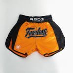 Fearless Basic Kickboks Muay Thai Şortu - Turuncu