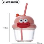 Featured Products Yaratıcı Sevimli Cam Pipetli Bardak (Yurt Dışından) - Pembe