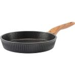 Febern Premium Bio Granit Alüminyum Döküm Nisch Tencere Seti (Siyah-Siyah Kulp)
