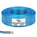 Feby FC-1422 Şeffaf-Mavi 2x1 mm Hoparlör Kablosu