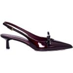 Fecal Bordo Rugan Kadın Stiletto & Abiye