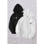 FECCY Oversize Anahtar Ve Kilit Sevgili Çift Kombini 1 Li Sweatshirt (KOMBİN YAPMAK IÇİN 2 ÜRÜN EKLEYİN)