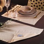 Fecra Dora 35x45 cm 6'lı Keten Amerikan Servis
