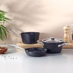 Fecra Starry 4 Parça Mini Granit Tencere Seti