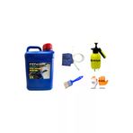 FEDERAL 869445874003 18*24 Btü İçin Branda +5 Lt İlaç Klima Temizleme Seti+2 Lt Pompa Fırça+Eldiven-Set 5