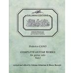 Federico Cano: Complete Guitar Works vol. 1: revised and edited by A. Sebastiani, M. Bazzotti: Volume 1: Music selected from the music library by V. Pocci (Federico Cano Guitar Woks, Band 1)