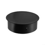 Feegow 50 mm ila 200 mm Soba Boru Kapağı, Paslanmaz Çelik Baca Boru Kapağı, Isıya Dayanıklı Şömine Baca Deliği Kapağı, Baca Borusu Uç Kapağı (75mm)