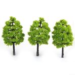 Feegow 5CM Model Ağaçlar, Model Ağaçlar Tren Demiryolu Diorama Wargame Park Manzara Manzara Bina/tren Demiryolu Modeli/minyatür Wargame