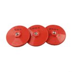 Feegow Açılı Taşlama Makineleri için 3'lü Paket Entegre Taşlama Diskleri, 50/100/200 Grit Silisyum Karbür Parlatma Pedleri Fayans, Mermer, for GRANIT, Metal, Beton, Taş ve Cam Kesme ( for M14 için