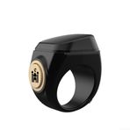 Feegow Akıllı Şarj Edilebilir Tasbih Sayaç Halkaları: for ZIKR Dua için Elektronik Dijital Parmak Sayacı, 99999 Sayım Aralığı, 40mAh Pil, ABS Malzeme, 3 Boyut Mevcut (20 mm Gül Altın)