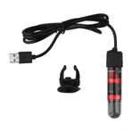 Feegow Akvaryum Isıtma Çubuğu, Otomatik Termostatlı USB Balık Tankı Isıtıcısı 26°C, IP68 20L'ye Kadar Küçük Tanklar İçin Su Geçirmez Cam Tüp, Kompakt 90 mm Tasarım (10w)