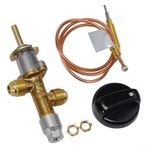 Feegow Düşük Basınçlı Propan Gazı Kontrol Vanası - 1/2 Psi Gaz Musluk Izgara Kontrol Vanası, Termal Bağlayıcı Emniyet Anahtarı Dökümü Propan Gazı Yangın Kontrol Vanası Kiti