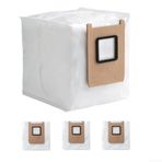 Feegow for EUFY E25/E28 Robot Süpürge için 4'lü Paket Veya 10'lu Paket Dokumasız Toz Torbaları, Evcil Hayvan Saçları ve Ev Temizliği için Büyük Kapasiteli Yedek Aksesuarlar (4 Paket)