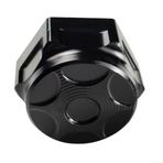 Feegow M24x1mm Direksiyon Kök Somunu, Hafif Arı Kir Bisikleti İçin for SURRON İçin Alüminyum Direksiyon Kök Somunu, ID 21Mm Üst Boyunduruk Somunu, CNC Direksiyon Kök Somunu (Siyah)