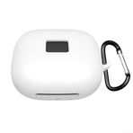 Feegow Pro 2 için Powerbeats için Silikon Kılıf, Düşmeye Karşı ve Toz Geçirmez Koruyucu Silikon Kılıf Kapak, Beats için Şarj Kılıfı Kulaklık Kılıfı (Beyaz)