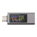 Feegow TypeC Voltaj Test Cihazı, USB Test Cihazı KWS-2302C - Çift Yönlü Akım Göstergesi | Kapanma Veri Tasarrufu, Telefon İçin Uygun USB Test Cihazı, Güç Bankası
