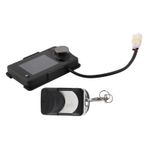 Feegow Uzaktan Kumandalı 12V 24V Park Isıtıcı LCD Kontrol Paneli, 2-8KW Dizel Isıtma Sistemi için Bluetooth-App Termostatı, Fitment ABS Siyah