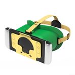 Feegow VR Kulaklık VR Gözlükleri Sanal Gerçeklik Kulaklığı - NS, Switch-OLED İçin, NINTENDO Switch Oyunları İçin, Ayarlanabilir Kafa Bandı (yeşil)