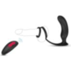 Feel Shop Kumandalı Testis ve Penis Halkalı Prstat ve Anüs Uyarıcı Masaj Vibratör