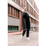 FEEL STYLE Kadın Tesettür Eşofman Takımı Üçlü Tunik Takım Siyah tesettür-eşofmantakım-üçlütakım-fs