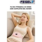 Fegel FG-N04 Titreşim, Isı Veren Şarjlı Özel Gün Kemeri – Regl, Karın ve Bel Ağrı Hafifleten Masaj Cihazı - Pembe